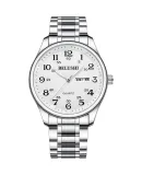 Siwangongli Middle-Aged And Elderly Men's Watch, Waterproof Wristwatch for Fathers, Steel Strap Quartz Watch for Me