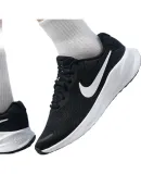 Nike NIKE running shoes men's cushioning wide version REVOLUTION 7 sports shoes FB8501-002 black and white 42.5