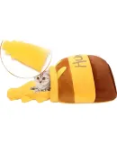 Miaoxianer Cat Bed, All-Season Closed Honey Jar, Warm Dog Bed, Small Dog And Cat Supplies