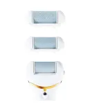 CHIGO electric foot grinder, fully washable, electric pedicure, foot beautification device, electric pedicure, rechargeable, electric foot stone, callus and dead skin remover F198