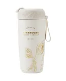 Starbucks Platinum Mermaid Double Spout Stainless Steel Cooler Cup 510ml Office Car Thermos Cup Women's Day Gift