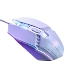 HP M1 Wired Gaming Mouse White Quiet Edition, Backlit E-Sports Mouse USB Gaming Office Desktop Computer Laptop for LOL PUBG Internet Cafe