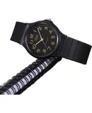 Casio (CASIO) Black Watch for Men And Women, Unisex Student And Civil Servant Exam Watch, Suitable for Middle School And High School Entrance Exams, Quartz Watch MQ-24