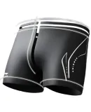 Li-Ning Swim Trunks, Swimming Goggles, Swim Cap, Swim Bag, Men's Swimming Set 04-15, Black Non-Prescription, XXXL