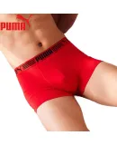 PUMA Men's Underwear, New Year Lucky Red, Zodiac Year Bright Red Boxer Briefs for Men, 3 Pieces
