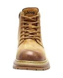 Jeep Men's Boots, Autumn And Winter British Retro Martin Boots, Mid-Calf Work Boots, Big Yellow Boots, Khaki Color, Size 44