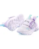 361° Children's Shoes, Toddler Walking Shoes for Spring, Boys And Girls Aged 1-3, Cartoon Baby Shoes, Purple, Size 23