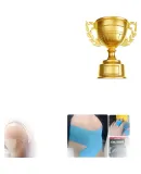 Li-Ning (LI-NING) Muscle Tape, Sports White Bandage, Muscle Inner Effect Tape, Elastic Tape, Adhesive Tape, Ankle Bandage, Self-Adhesive Football Muscle Tape, Knee Tape