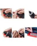 BOSCH Electric Screwdriver/Driver Machine for Home Installation And Digital Repair GO3, 17-Piece Screwdriver Set with Magnetic Extension Rod