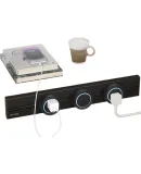 PHILIPS Surface-Mounted Track Socket, Movable Power Strip with Sliding Track for Sideboard, No Slot Required with Light, 8000W High Power, 50cm Track + 3 Adapters