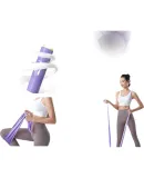 Li-Ning Elastic Band, Resistance Band for Yoga Stretching, Rehabilitation Resistance Band, Fitness Band for Men And Women, Glute And Leg Training Pulley