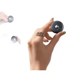 BOYA Omic Button Microphone Wireless Lavalier Mic One-To Small Bee, for Mobile Phone Outdoor Live Streaming Vlog Short Video Noise Reduction Wireless Audio Mic Lightning Versio