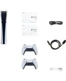 SONY PS5 PlayStation5 Digital Edition (Slim Version, 1TB) Chinese Mainland Console Slim Dual Controller Bundle