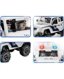 Anby Families Oversized Children's Police Car Toy Car for Ages 3-6, Six-Wheel Special Police Car with Inertia Model, Birthday Gift for Boys