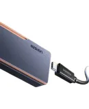 UGREEN USB4 Hard Drive Enclosure 40Gbps Compatible with Thunderbolt 3/4 M.2 NVMe Portable Hard Drive Enclosure Suitable for Apple Mac Mini Computers And Laptops SSD Expansio