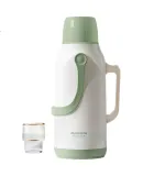 JEKO&JEKO Insulated Bottle, Large Capacity, for Student Dormitory, Hot Water Thermos, Warm Water Jug, Household Water Bottle, 2L, Oreo Cream Flavor