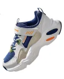 Skechers Boys' Sneakers with Velcro Straps, Shock-Absorbing And Wear-Resistant Children's School Retro Dad Shoes 405265L