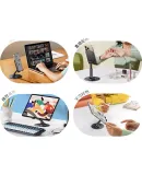 UGREEN mobile phone stand desktop 360 ° foldable rotating lift tablet ipad bedside lazy chase drama live shooting multi-function convenient stand suitable for Apple 16 Huawei