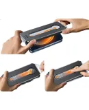 Baseus Tempered Glass Screen Protector for IPhone 12 Pro Max, Ultra-Ceramic Crystal Anti-Dust Shockproof Anti-Fingerprint Ultra-Thin Full Coverage Dust-Free Installation 2-Pack