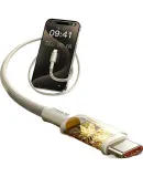 Baseus [Tungsten Gold] Series Apple 15/16 Charging Cable with Dual Type-C Ports, PD100W Fast Charging Cable for IPhone 15 Pro, Huawei, Xiaomi Laptops, 2 Meters