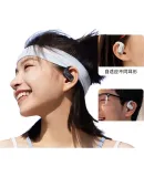 SHOKZ OpenFit Air T511 Open-Style Bluetooth Headphones, Over-Ear Non-In Sports Running Wireless Earphones, Xuanwu Black