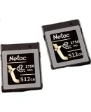 Netac 512GB CFexpress Type B Memory Card CF2000 Series Read 1750MB/s Mirrorless Fuji Canon Nikon Compatible 8K Video Memory Card CF Card