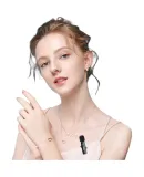 Soaiy (Soaiy) MK38 Wireless Lavalier Microphone, Recording Sound Card, Mobile Phone Audio Recorder, Outdoor Live Streaming Interview, Xiaomifeng Viog Short Video Noise Reduction Microphone, Type-C Versio