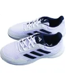 Adidas Badminton Shoes for Men, Sports Training Tennis Shoes ID2470 White Blue Size 42