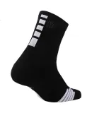 NIKE Elite Mid-Calf Basketball Socks, Black (1 Pair), SX7625-013