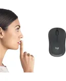 Logitech M240 Enterprise Wireless Office Mouse, Quiet Bluetooth Mouse, Laptop Mouse with 2.4G Wireless Receiver, Commercial Version [Bulk Purchase Discount]