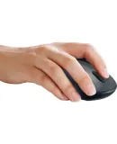 Logitech M235 [Enterprise Grade] Wireless Office Mouse for Desktop And Laptop Computers, Symmetrical Design with 2.4G Wireless Receiver, Black And Gray [Order Bonus]