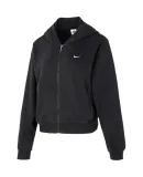 NIKE Women's Spring And Autumn Hooded Jacket, Casual Sports, Trendy Versatile, FN2420-010 Black M