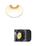 Ulanzi 40W RGB Handheld Fill Light with Dual Color Temperature, Built-In Battery, Color-Changing COB Light, Photography Light, Live Streaming Constant Light, Soft Light Ball, Live Streaming Photography And Videography Flashlight