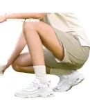 Skechers Women's Shoes, Platform Dad Sneakers, Autumn White Shoes, Classic Versatile Casual Panda Shoes, Soft-Soled Comfortable Sports Shoes