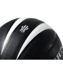 ANTA [Kai Li · Owen Same Style] Owen Official Replacement Irregular Eight-Piece Leather Surface Design Practical Basketball Standard Size Seven Ball, Black