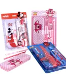 Disney Stationery Set, 8 Pieces, Pencil Case for First Grade Students, Back-To Gift Box, School Supplies, Gift Pack for Boys And Girls, Birthday Present, Mickey D01131M1