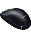 Logitech B100 [Enterprise-Grade] Office Mouse Wired Mouse for Desktop And Laptop Computers Symmetrical Mouse Corporate Procurement Black [Bulk Order Discount]