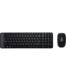 Logitech MK220 Enterprise-Grade Wireless Keyboard And Mouse Combo for Desktop, Laptop, Home, And Office Use with Wireless Receiver [Bulk Purchase Discount]