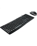 Logitech MK200 Enterprise-Grade Wired Keyboard And Mouse Set for USB Computer Desktop Laptop Universal Full-Size Keyboard And Mouse Combo [Bulk Order Discount]