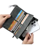 MashaLanti Wallet for Men, Long Zipper Coin Purse, Large Capacity Clutch, Coin Purse Card Holder, Birthday Gift for Boyfriend Or Husband