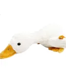 Steiff, Lying Posture White Goose Plush Pillow, Stuffed Animal Toy Doll, Big Goose Stuffed Toy, Birthday Gift Box