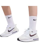 NIKE Casual Shoes for Women with Air Cushion AIR MAX DAWN Sneakers DC4068-102 White-Brown Size 36.5