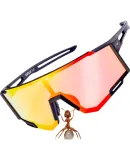 Li-Ning Cycling Glasses for Day And Night Use, Unisex Myopia Glasses, Road Bike Windproof Sand-Proof Anti-Glare Cycling Sunglasses
