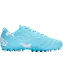 JOMA Children's Soccer Shoes for Boys And Girls, Youth And Student MG Short Studs Breathable Football Training Shoes, Light Blue, Size 38