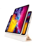 RBP Compatible with 2026 New IPad Air 8 Case, M4 Chip, 11-Inch Air 7 64 Tablet Protective Cover, 720° Rotating Magnetic Detachable Acrylic Anti-Bend Shockproof - Black