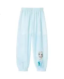 Disney Girls' Pants, Children's Summer Thin Mosquito-Proof Trousers, Casual Outdoor Leggings for Older Kids, Stylish Summer Wear