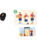 HONOR Watch GS 4, Black, Slim Design, 14-Day Ultra-Long Battery Life, Comprehensive Health Monitoring, Smartwatch, Multifunctional Sports Watch