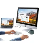 UGREEN USB/Type-C 3.0 Dual Interface Cable, Male to Male Computer Data Transfer Cable, Sharing Mouse And Keyboard without Driver, Suitable for Laptops And Desktops, 2 Meters, 90212