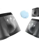 Li-Ning Men's Underwear (3-Pack), Sports Underwear, Tight-Fitting Breathable Boxer Briefs, Running Anti-Chafing Crotch Men's Boxer Shorts