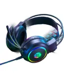 HP H100 Gaming Headset with Microphone, Over-Ear Design for E-Sports And PUBG, Delta Action Sound Positioning, Black USB